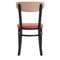 Flash Furniture Red Vinyl Dining Chairs - Walnut Wood Backs, 2PK 2-XU-DG6V5RDV-NAT-GG - alternate 4